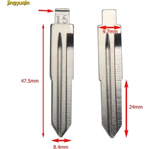 Jingyuqin Remote Folding Flip Key Blade For Chevrolet key blank