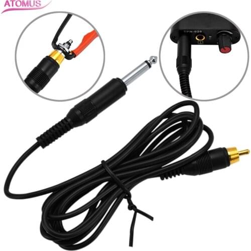 RCA To Clip Cord Tattoo Kabel Clipcord Machine Cables Cabo Para Maquina Rca In Cable Hook Line Color For Tattoo Power Supplies