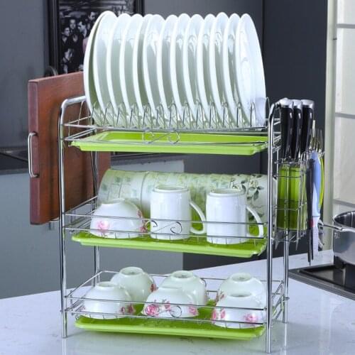 Creative iron screw free buckle drain tray Multifunctional kitchen utensils storage rack household kitchen accessories organizer