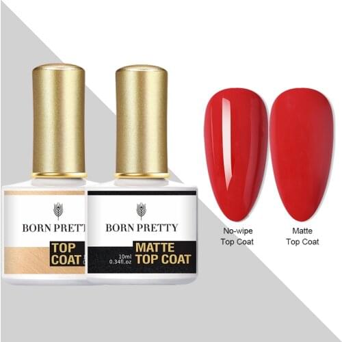 BORN PRETTY Nail Art Varnish Gel Nail Polish 60 Colors Nail Color Manicuring Soak Off UV Gel Long Lasting Base Top Coat Gel