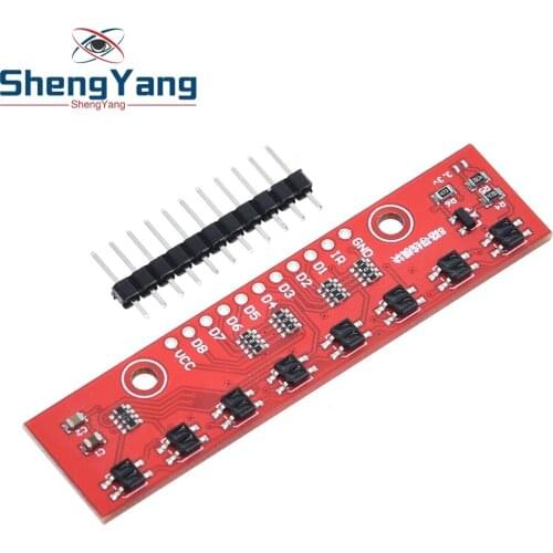 Tracking Module Infrared Detection Sensor Module DIY For Arduino 8-Channel Infrared Detector Hunt Module 8bit Sensor Module