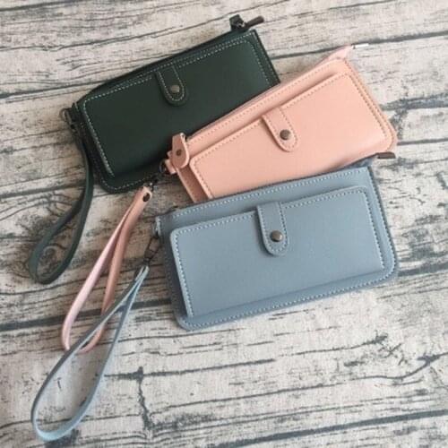 New Leather Women Wallet Hasp Card Bags Long Female Purse Ladies Clutch Wallet