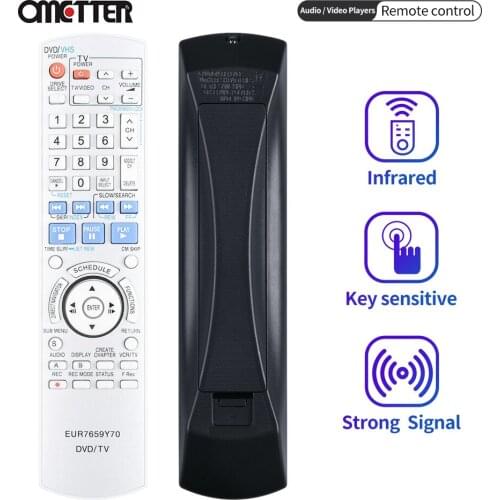 New Remote Control EUR7659Y70 for Panasonic TV/DVD Combo DMR-ES25 DMR-ES25S DMR-ES35 DMR-ES10 DMR-ES10K DMR-ES10P DMR-ES10S