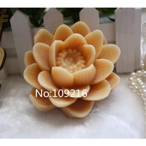 Wholesale!!!1pcs Single Lotus (Zx1544) Silicone Handmade Soap Mold Crafts DIY Mold