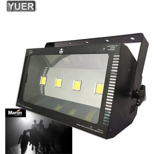 LED Stage Light 400W RGB White LED Strobe 4x100W DMX LED Strobe Control Sound Flash Party Wedding Holiday DJ Lighting Effect