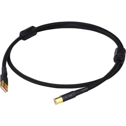 USB fever signal line imported from Germany silver-plated wire base 2.0 sound card data output line decoder A port-B port