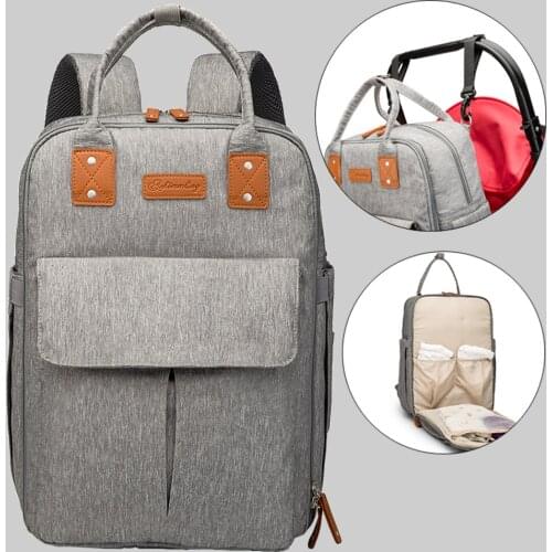 USB Maternity Baby Diaper Bag Backpack Baby Organizer Bags For Mummy Stroller Womens Backpack For Mom Moms Maternal Nappy Bag