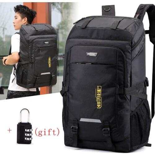 80L Waterproof Mountaineering Backpack Men Trekking Sport Bags Man Climbing Camping Backpacks 50L Outdoor Travel Bag Pack Unisex