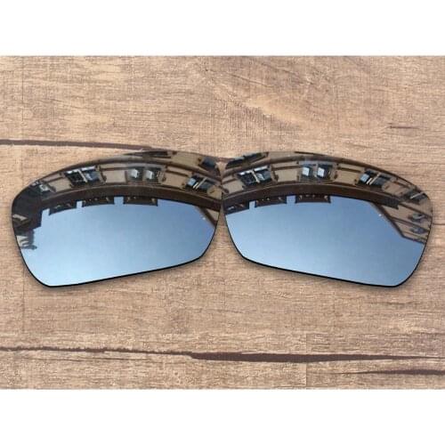 Vonxyz Chrome Mirror Polarized Replacement Lenses for-Oakley Fuel Cell Frame