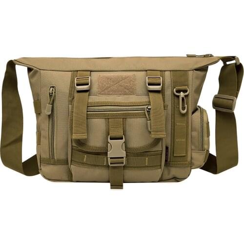 High Quality Military Cross Body Shoulder Bag Camouflage Design Men 1000D Nylon School Travel Book Laptop Messenger Bags