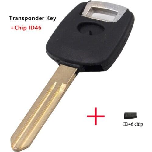 Keyecu Uncut Replacement Transponder Ignition Car Key With ID46 Chip - FOB for Infiniti FX35 FX45 G35 Coupe M35 M45 Q45 QX4 QXA