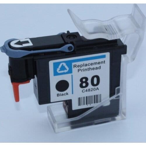 1PCS refurbished for HP 80 Print Head for C4820A for HP Designjet 1050c 1050c Plus 1055cm black printer
