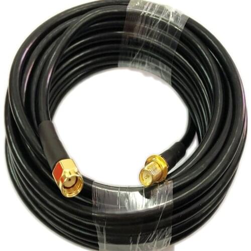 15/50cm 1m 3M 5m 10m 15m 20m 30m 50-3 RG58 Coaxial Cable RP-SMA male to RP-SMA Female connector RF Adapter Cable 50ohm