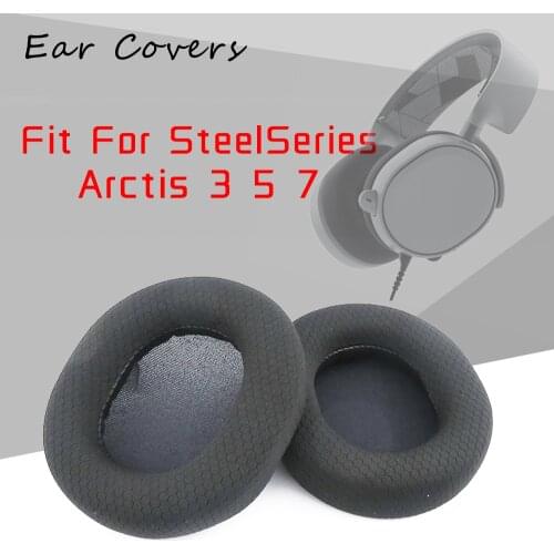 Ear Pads For SteelSeries Arctis 1 3 5 7 9x Gaming Headphone Earpads Replacement Headset Ear Pad PU Leather Sponge Foam