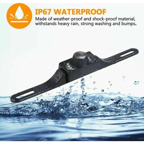 Car Rear View Backup Camera Waterproof HD System IR Night Vision Parking Camera 170 Degree Wide Angle Backup Accessories