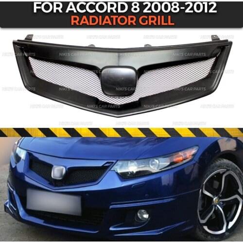 Radiator grill case for Honda Accord 8 2008-2012 ABS plastic body kit aerodynamic decoration car styling tuning