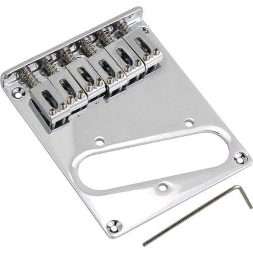 FLEOR 6 Saddle Electric Guitar Bridge TL String Spacing 10.8mm for TL Style Guitar Parts,Made in Korea