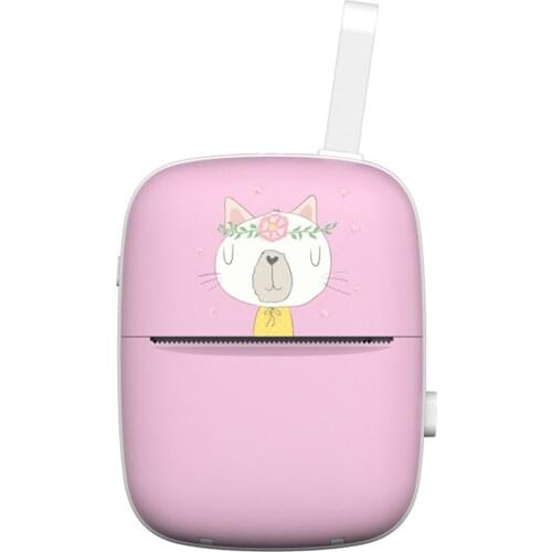 Pocket Wireless Thermal Printer Portable Wireless Inkless Pocket Printer with Thermal Paper for Students Workers Travelers