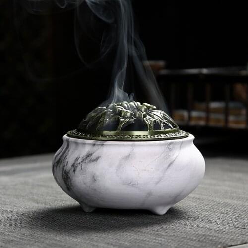Ceramic Incense Burner Backflow Incense Burner Incense Holder Ceramic Home Decoration quemador De Incienso Wierook Waterval