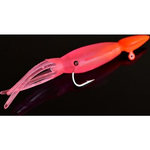 Soft full body luminous bait worm fish lures hot selling