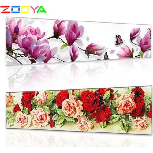 Zooya Diy Full Round Diamond Painting Flower Vase Cross Stitch Diamond Embroidery Mosaic Diamond Home Decoration Handmake Sp001