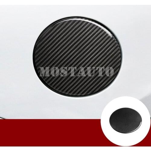 For Subaru BRZ Carbon Fiber Fuel Filler Cover Gas Tank Cap Cover 2012-2019 1pcs Black/Red Car Accessories Interior Car Decor