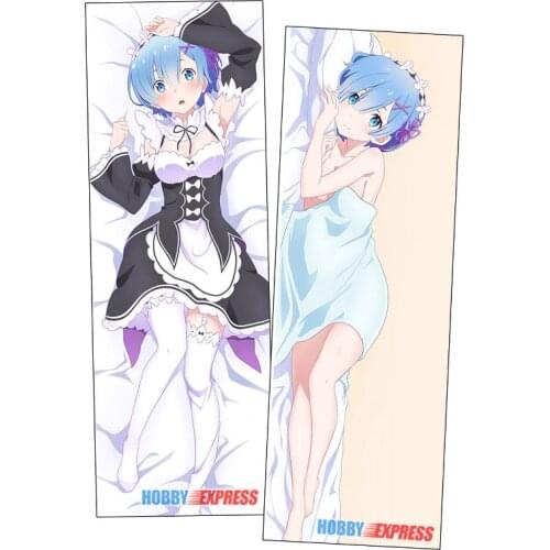 Hobby Express Anime Dakimakura Japanese Otaku Waifu Hugging Body Pillow Cover Rem Re Zero ZMZ00024