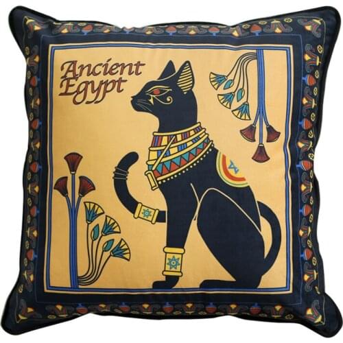 Ethnic Style Pillow American and European Style Sofa Cushion Throw Pillowcase Ins Car Bedroom Bed Head Lumbar Pillow Living Room
