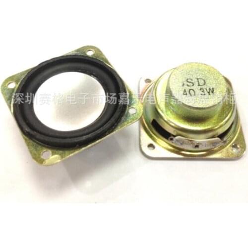 Supply of 40mm square Diamond 4 ohm 3W dual magnetic PU side speaker really good quality speaker