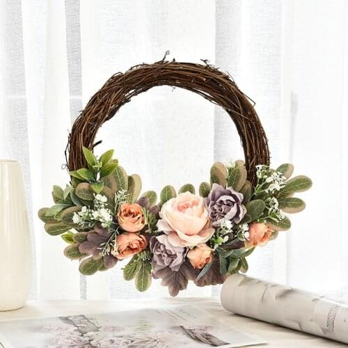 Christmas Decorations Rattan Garland Christmas Tree Decorations Hanging Rattan Navidad Christmas Tree Christmas Decor