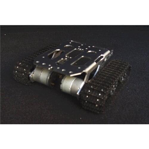 SN2400 aluminium alloy metal Smart ROBOT chassis tank crawler track robot chassis BIG platform