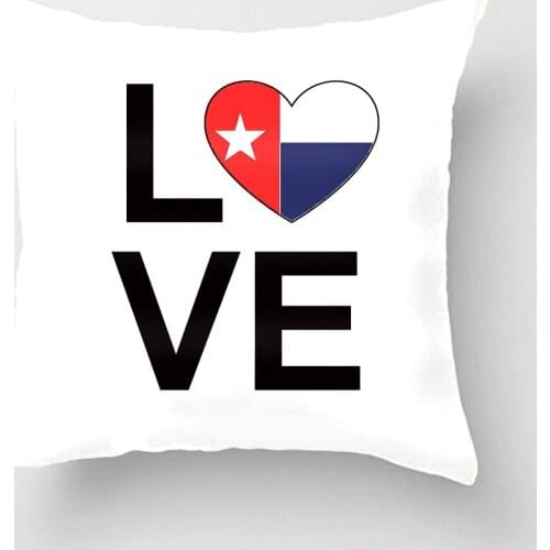 Love Texas Throw Cushion Wedding Decorative Cushion Cover Pillow Case Customize Gift By Lvsure For Car Sofa Seat Pillowcase