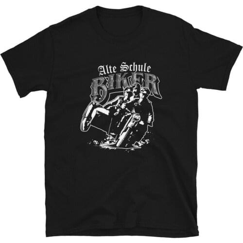 Old School Alte Schule Biker Unique Graphic Printed T-Shirt. Summer Cotton O-Neck Short Sleeve Mens T Shirt New S-3XL