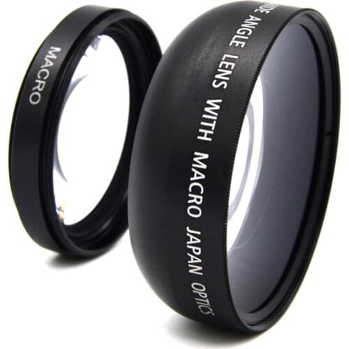 0.45x 52mm Wide Angle Macro Lens Wide-Angle Camera Lens For Canon EOS Nikon For Sony Lens Accessories