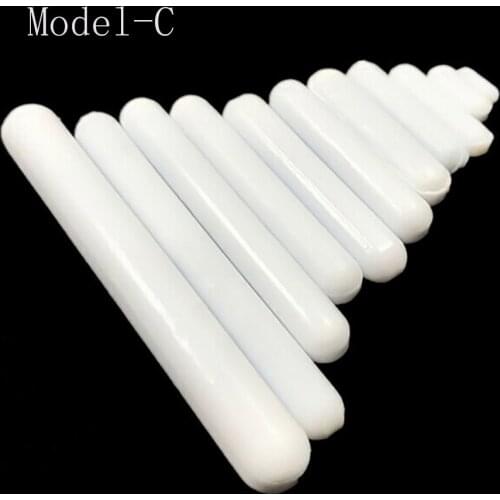 1pcs/5pcs PTFE Magnetic Model-C Rotary Stirrer Corrosion Resistant Rotary Rod Laboratory Magnetic Mixer Length 5~ 25mm