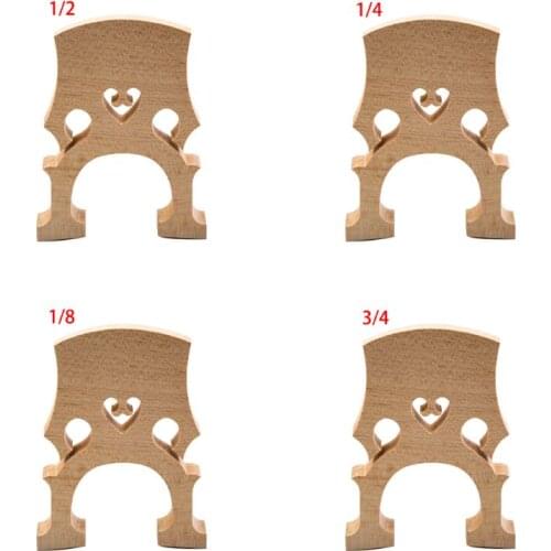 1 Pcs Exquisite Cello Bridge 4/4 3/4 1/2 1/4 1/8 Top Quality Maple Wood Dropshipping