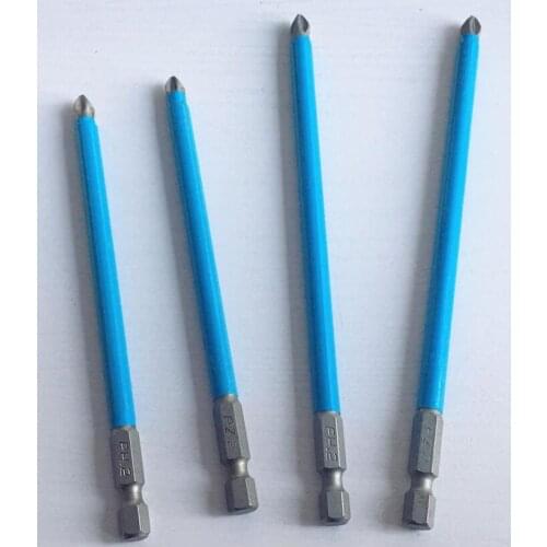 1pcs Magnetic Hex Shank anti-skid Cross Head Screwdriver batch nozzle head PH2*127mm PZ2*127mm PH2*150mm PZ2*150mm
