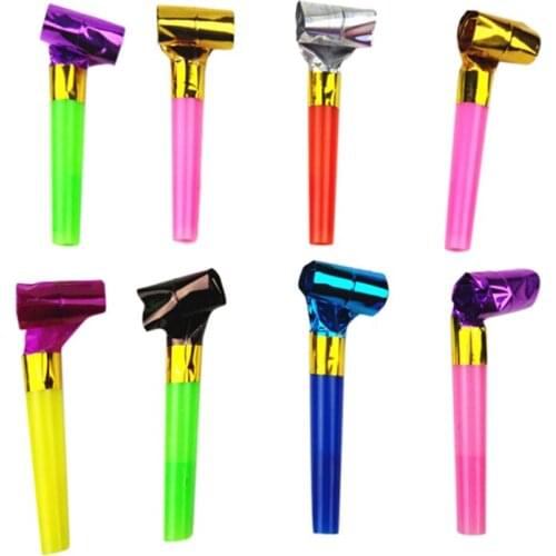 10pcs Blowouts Party Birthday Blow Outs Noisemakers Kids Child Toy Favours