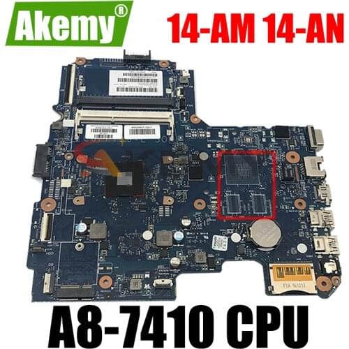100% working for hp 14-AM 14-AN motherboard 858044-001 with A8-7410 CPU 6050A2822801-MB-A02 mainboard 858044-501 858044-601