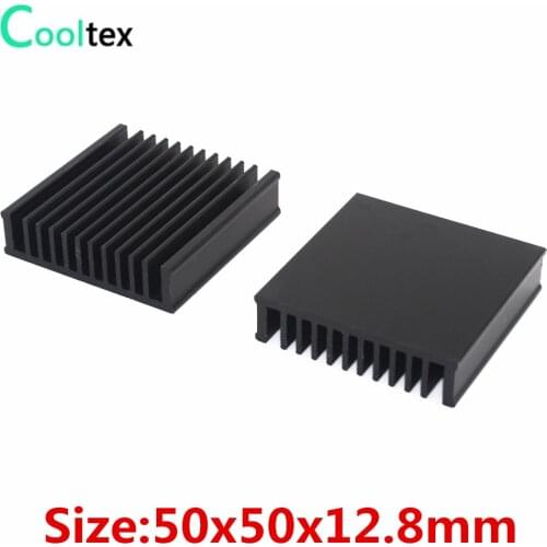 3pcs/lot 50x50x12.8mm Aluminum Heatsink heat sink radiator for Electronic Chip RAM LED IC COOLER cooling
