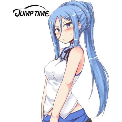 JumpTime 13cm x 7.3cm Car Sticker Anime Sexy Hot Girl Takao Vinyl Car Window Bumper Laptop Sticker Beautiful Graphic