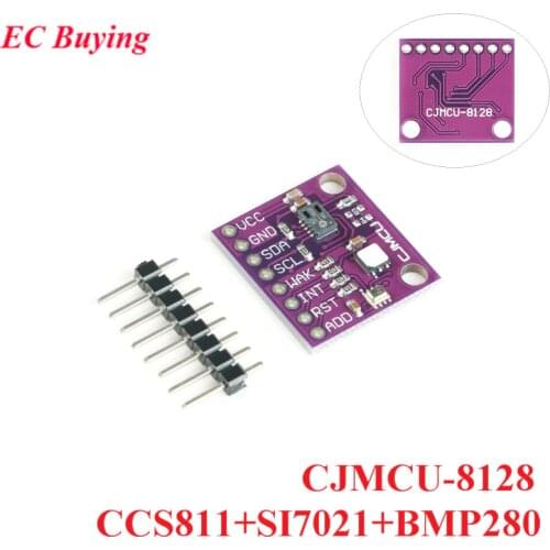 CCS811+SI7021+BMP280 Sensor Module Carbon Dioxide CO2 Temperature and Humidity Height Three-in-one CJMCU-8128 Weather Sensor
