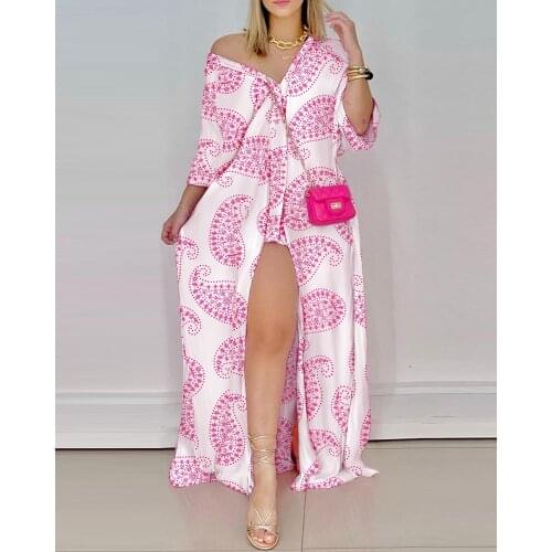 Euadimans Fashionable Shirt Dresses