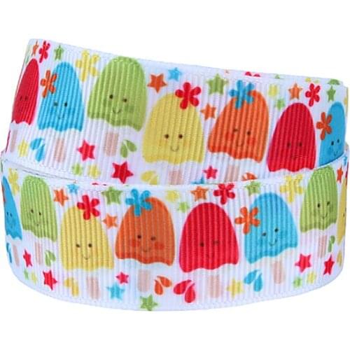 FLRA Ribbon 7/8 Inch heat transfer printed cartoon ribbon, 50 yards per roll