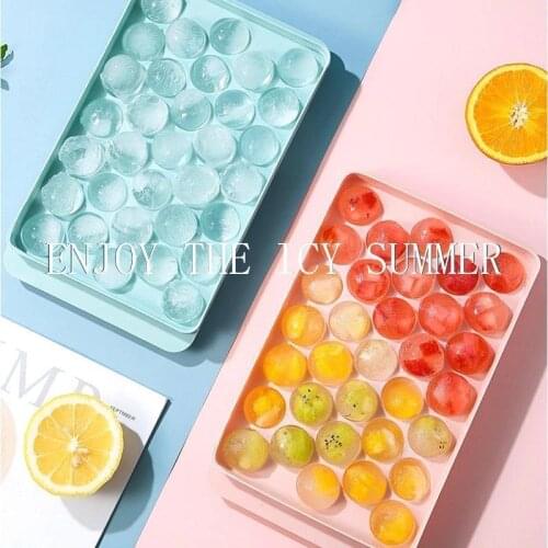 DIY Ice Hockey Making Ice Box Ice Tray Silicone Ice Ball Silicone Mold Ice Cube Tray with Lid Popsicle Mould Diamond Ice Mold