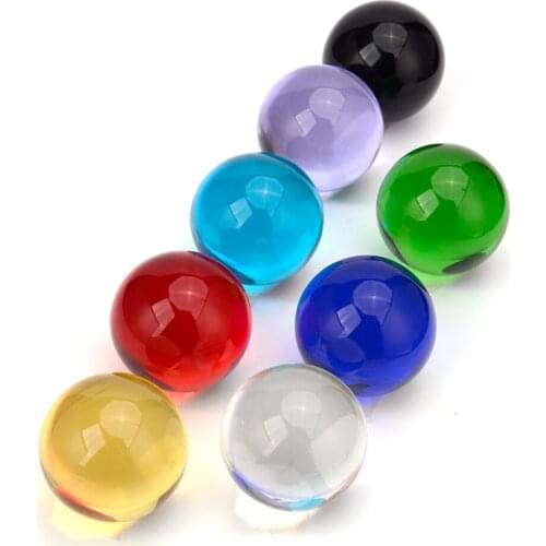 Crystal Spheres Mix Color Rare Glass Ball 60mm Natural Healing Crystal Sphere Quartz Balls Crystal/Wooden Remove Stand Craft