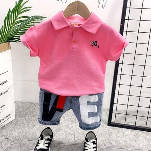 Baby Boys Clothing Set Summer Tops Shorts Cotton Children Kids Sport Suit Costume Toddler Boys Formal Clothes Sets 2-7years