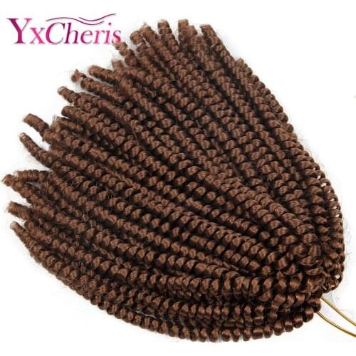 Curly Crochet hair Braid synthetic Ombre Braiding Hair Spring Twist Crochet Braids nubian twist