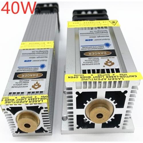 40W laser head, blue laser module, ultra-fast engraving of stainless steel and oxidized metal, high light transmittance