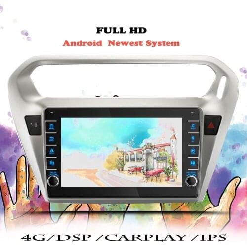 Multimedia Video Player For Peugeot 301 Citroen Elysee 2014 2015 2016 Android 10 Car Radio Navigation GPS Carplay DVD Head Unit